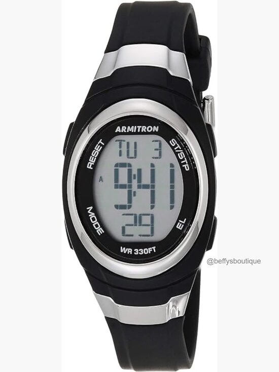 Digital Chronograph Resin Strap Watch with Alarm and Backlight main image 6